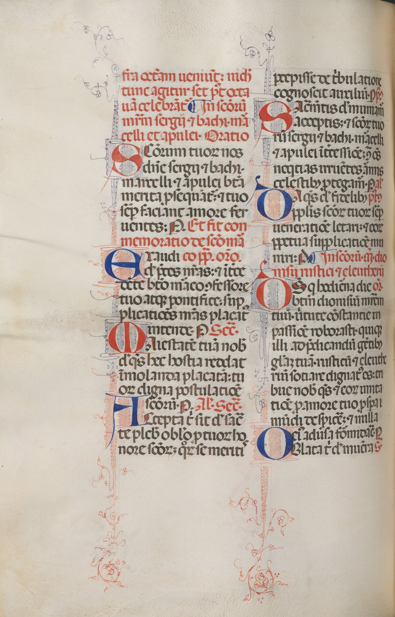 Mszał: Fl. 319v: Św. Franciszek i Pełna Msza Św. Franciszka, 1469. autorstwa Bartolomeo Caporali