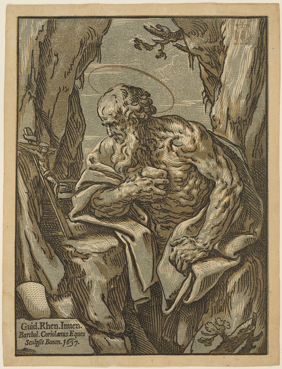 Święty Hieronim autorstwa Bartolomeo Coriolano