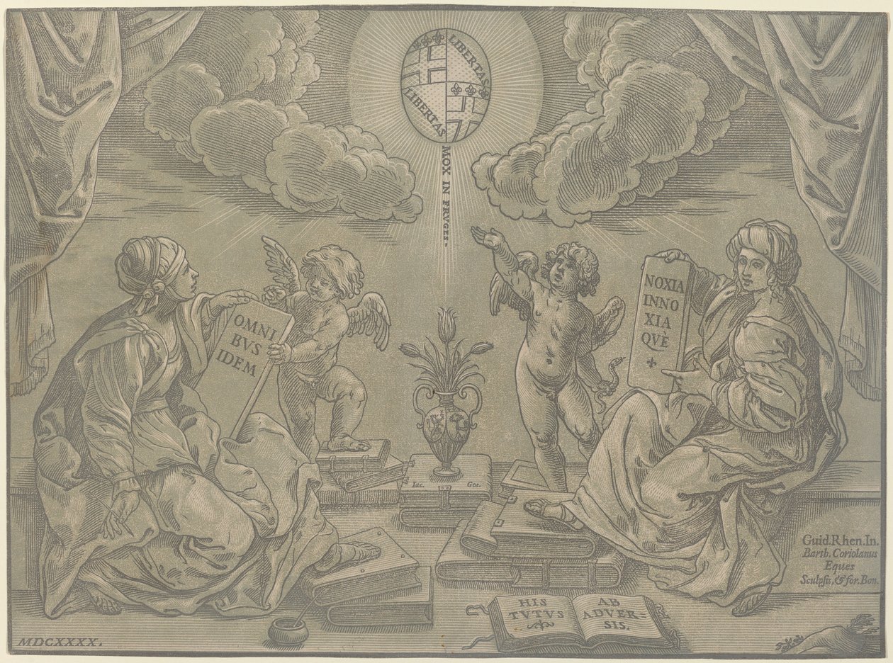 Praca dyplomowa autorstwa Bartolomeo Coriolano after Guido Reni