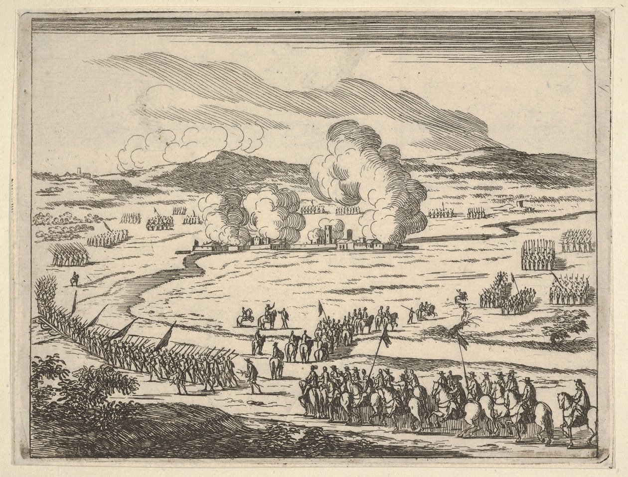 Rozpoczyna się oblężenie Aleksandrii, od Idei chrześcijańskiego księcia i bohatera we Franciszku…, 1659. autorstwa Bartolomeo Fenice