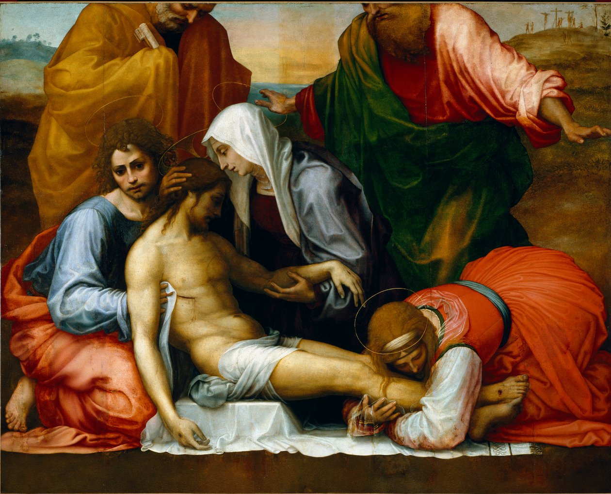 La Lament sur le christ mort - Lament nad zmarłym Chrystusem. 1511-1512. Obraz Fra 