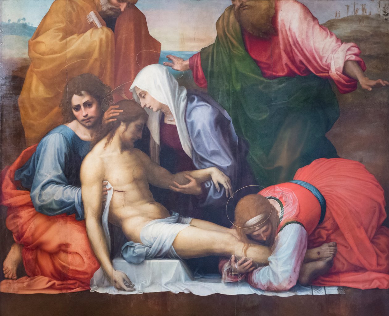 Opłakiwanie zmarłego Chrystusa autorstwa Bartolomeo Fra