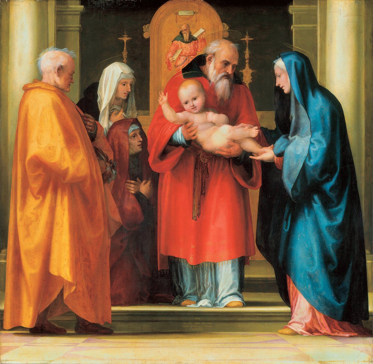 Ofiarowanie Jezusa w Świątyni (więcej) autorstwa Bartolomeo Fra
