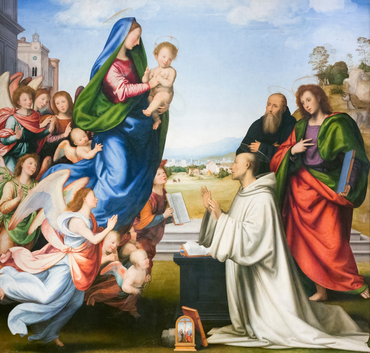 A visão de st. Bernard polonês autorstwa Bartolomeo Fra