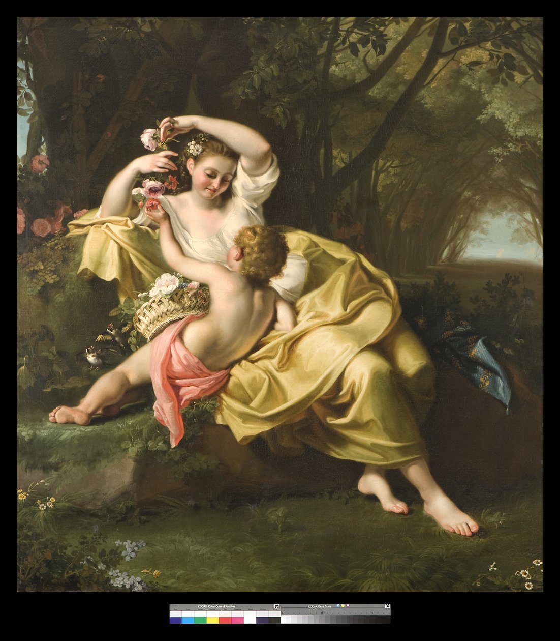 Alegoria wiosny, 1705-09 autorstwa Bartolomeo Guidobono