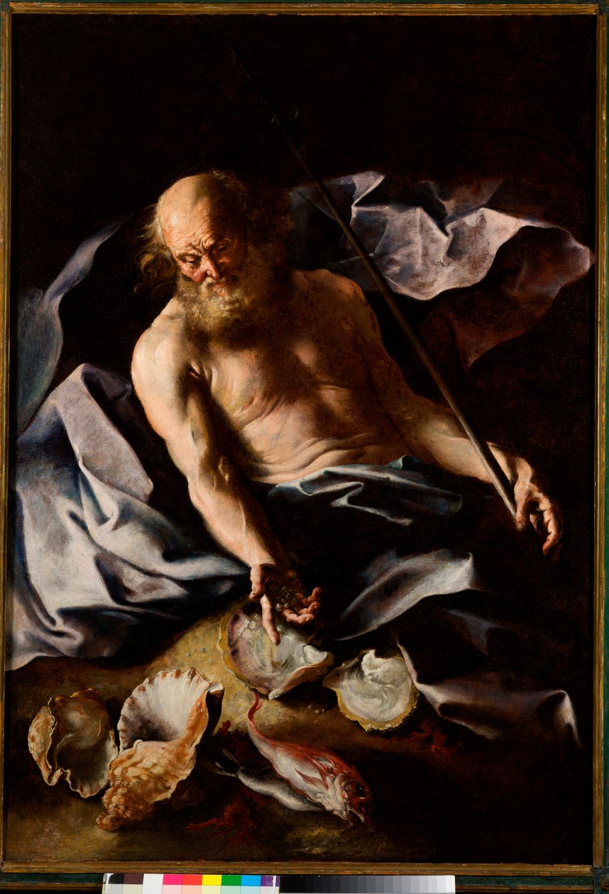 Neptun autorstwa Bartolomeo Guidobono