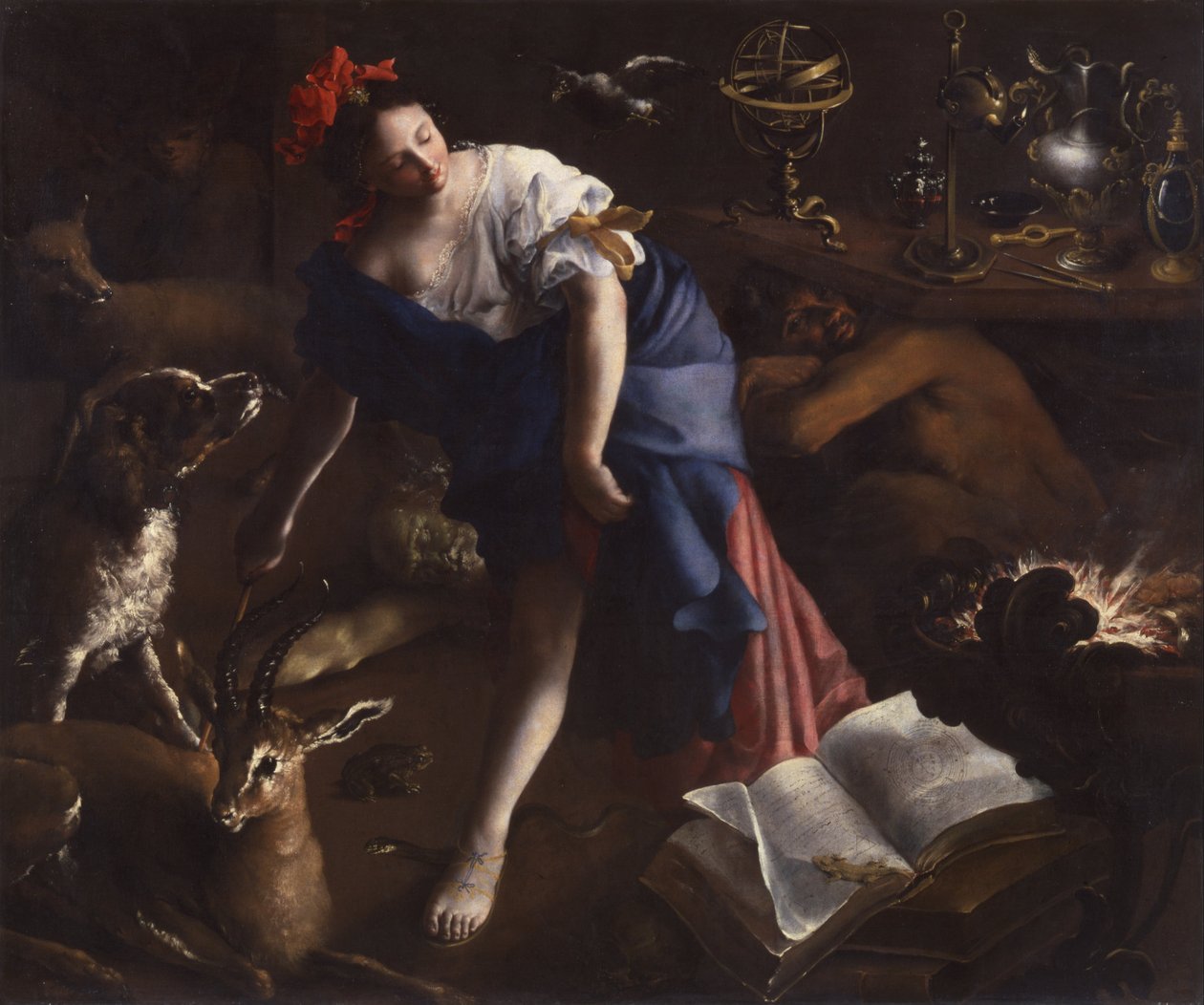 Czarodziejka autorstwa Bartolomeo Guidobono