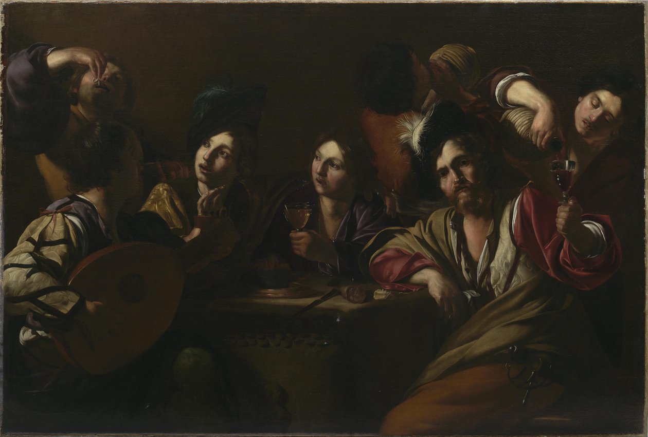 Scena Karczmy, ok. 1619 r. autorstwa Bartolomeo Manfredi