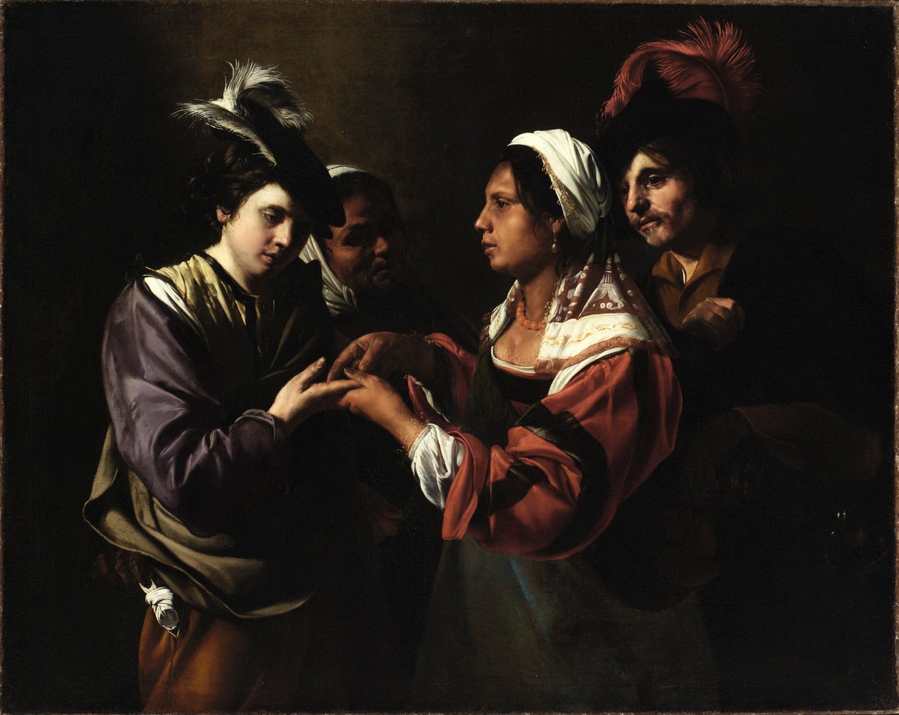 Wróżbita autorstwa Bartolomeo Manfredi