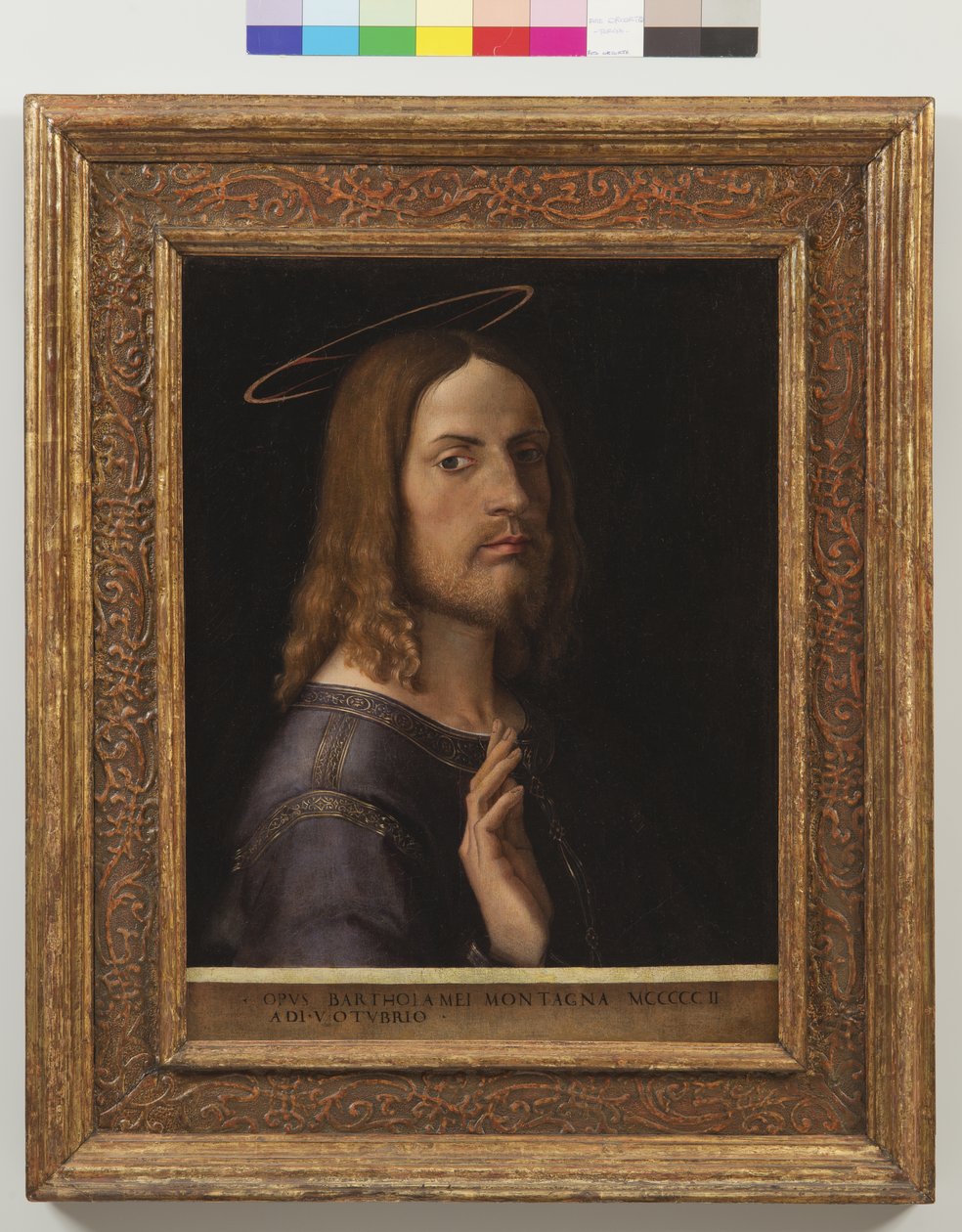 Błogosławieństwo Jezusa, 1502 autorstwa Bartolomeo Montagna