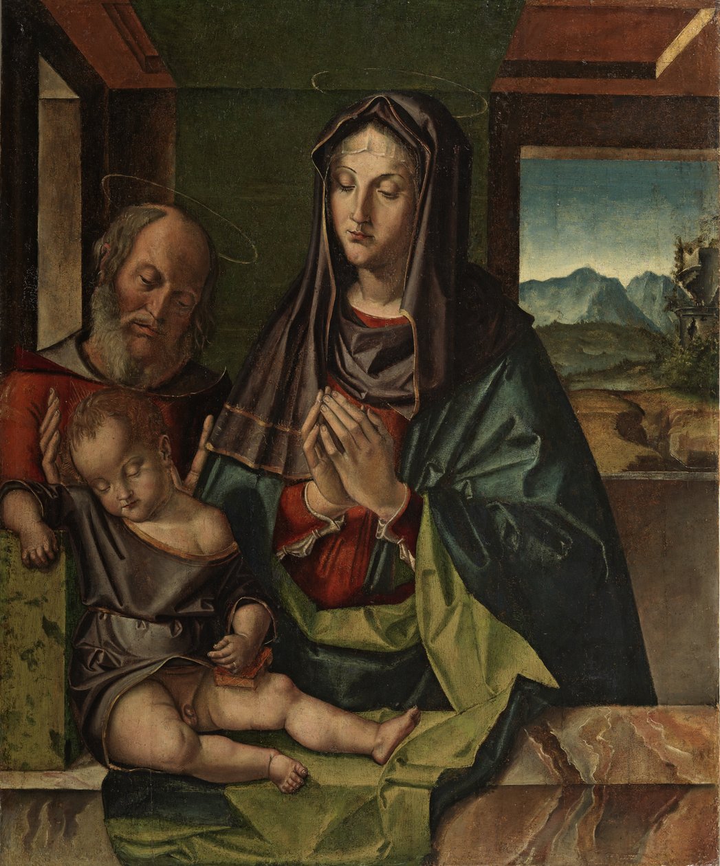 Święta Rodzina, ok. 1500 autorstwa Bartolomeo Montagna