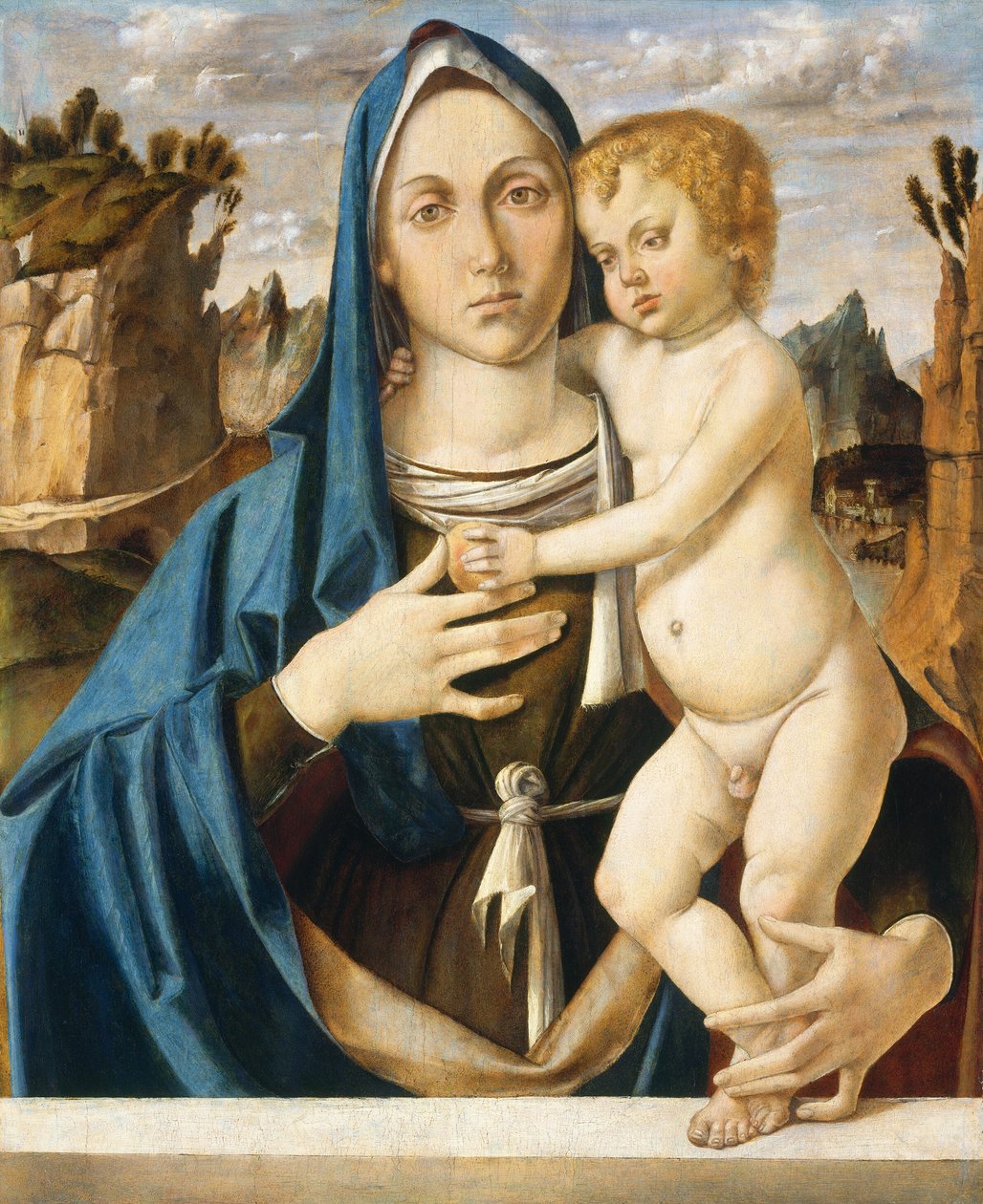 Madonna z Dzieciątkiem, c. 1490. autorstwa Bartolomeo Montagna