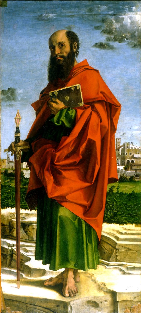 Święty Paul autorstwa Bartolomeo Montagna