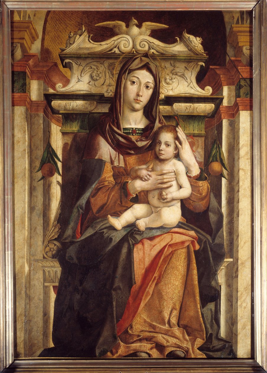 Obraz Matki Boskiej z Dzieciątkiem Bartolomeo Montagna autorstwa Bartolomeo Montagna