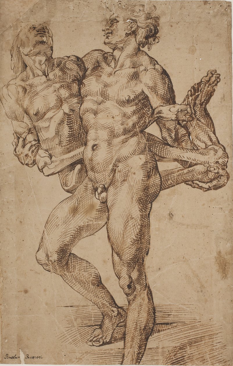 Eneasz i Anchise [?] autorstwa Bartolomeo Passarotti
