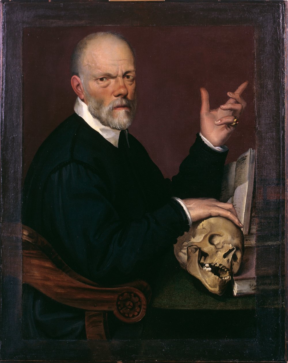 Retrato do Doutor, Carlo Fontana (óleo sobre tela)polonês autorstwa Bartolomeo Passarotti