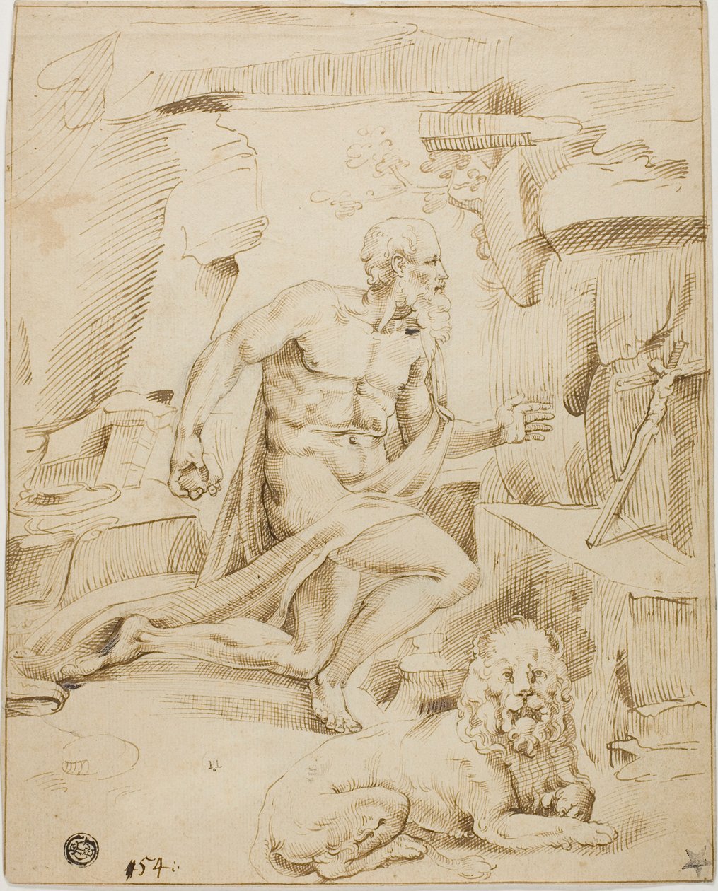 Święty Jerome autorstwa Bartolomeo Passarotti