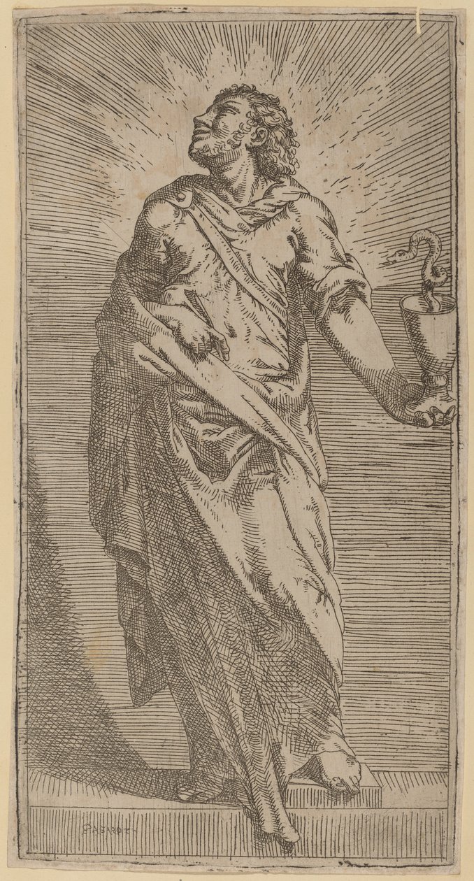 Św. Jan Ewangelista autorstwa Bartolomeo Passarotti