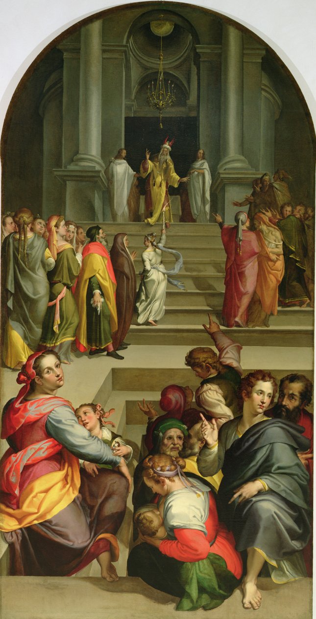Ofiarowanie Maryi autorstwa Bartolomeo Passarotti