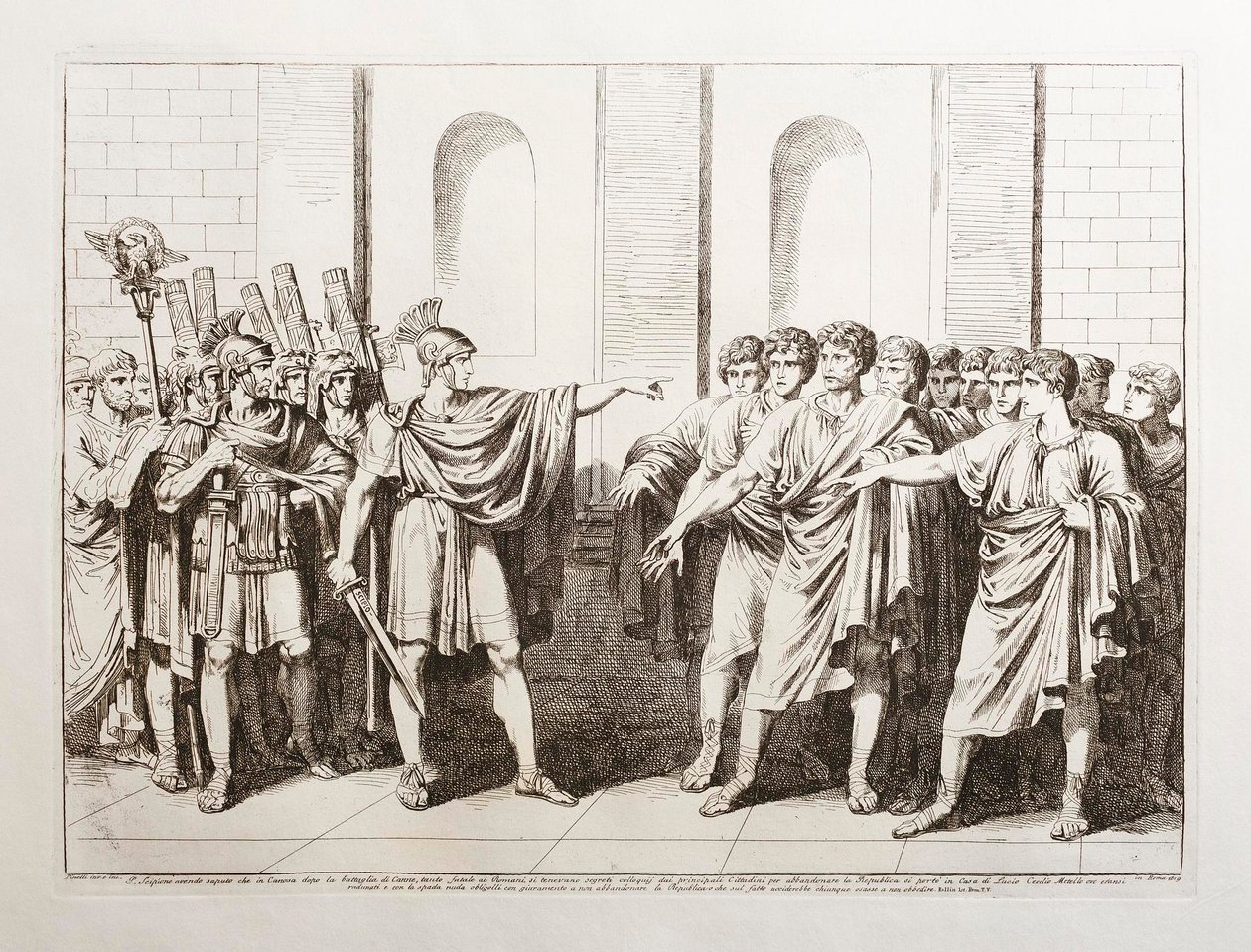 Bez tytułu autorstwa Bartolomeo Pinelli