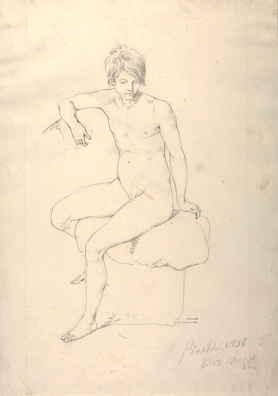 Modelka autorstwa Bartolomeo Pinelli