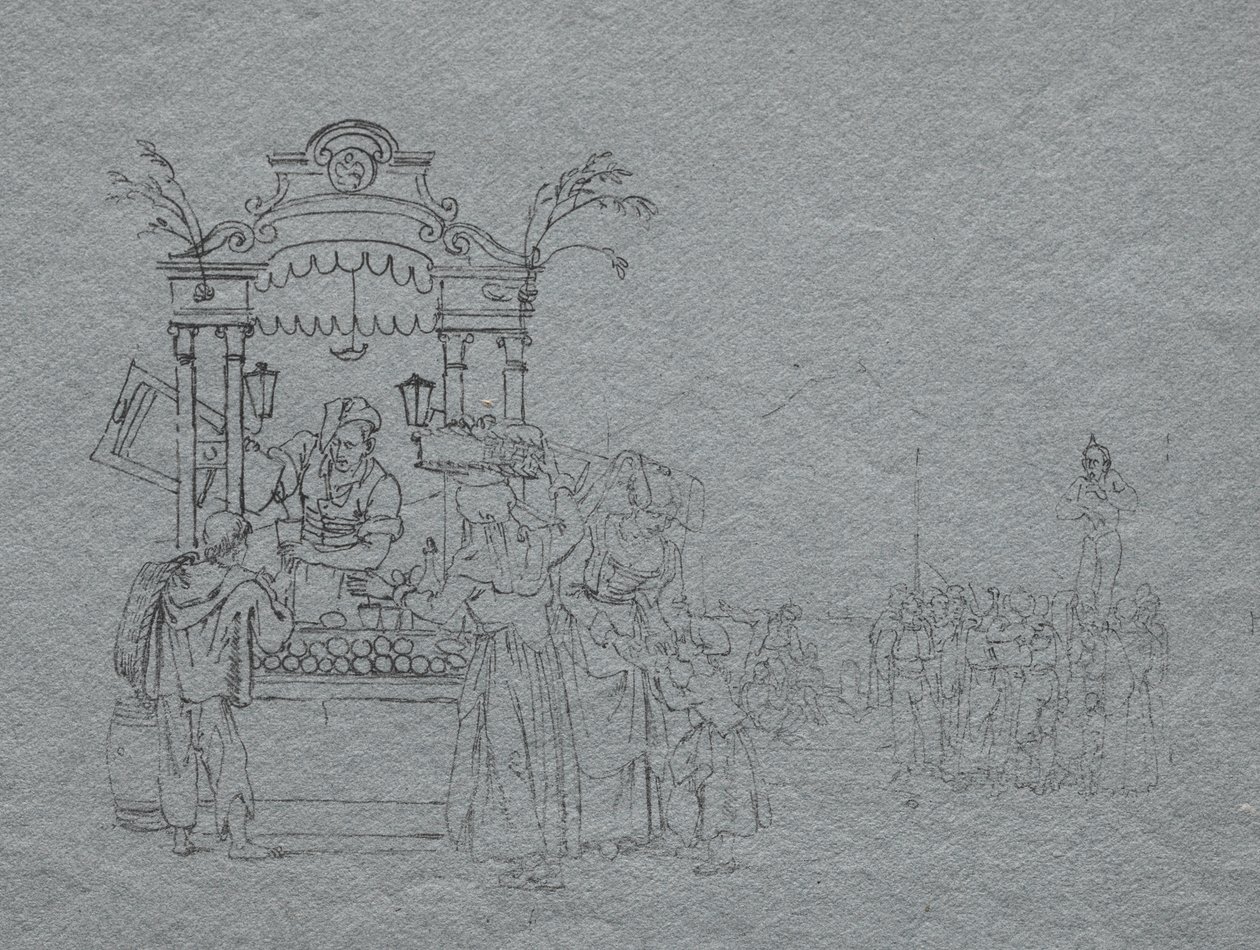 Sprzedawca owoców autorstwa Bartolomeo Pinelli
