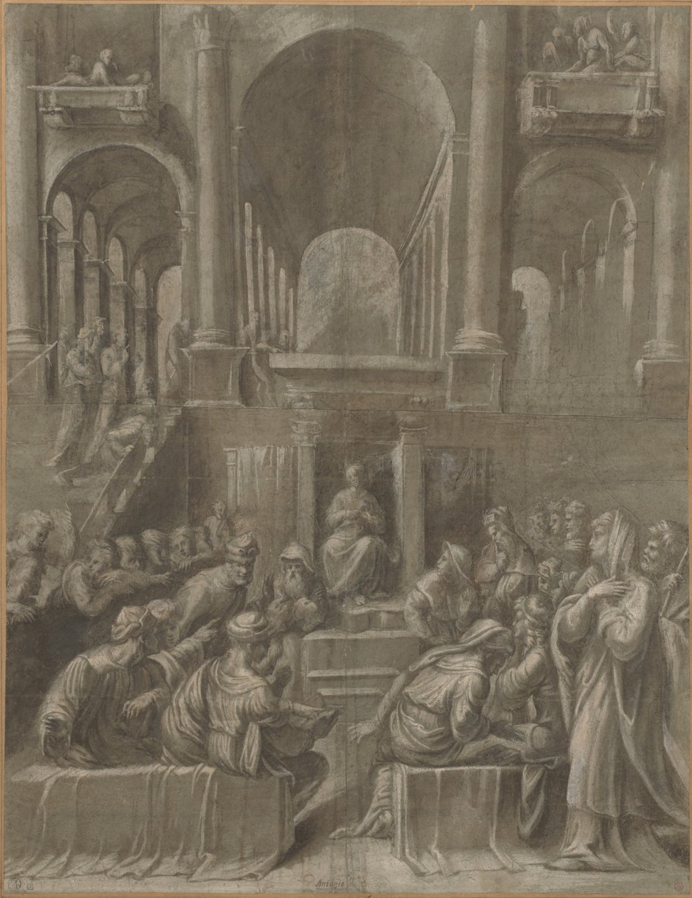 Chrystus wśród lekarzy autorstwa Bartolomeo Ramenghi