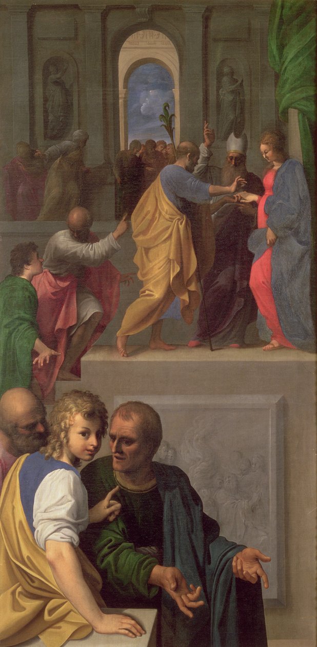 Małżeństwo Dziewicy autorstwa Bartolomeo Schedoni