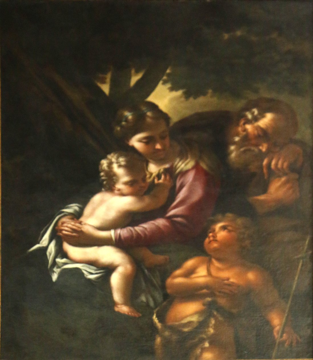 Święta Rodzina i Święty Jan. autorstwa Bartolomeo Schedoni