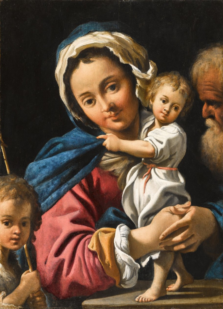 Święta Rodzina z Dzieciątkiem Świętego Jana Chrzciciela autorstwa Bartolomeo Schedoni
