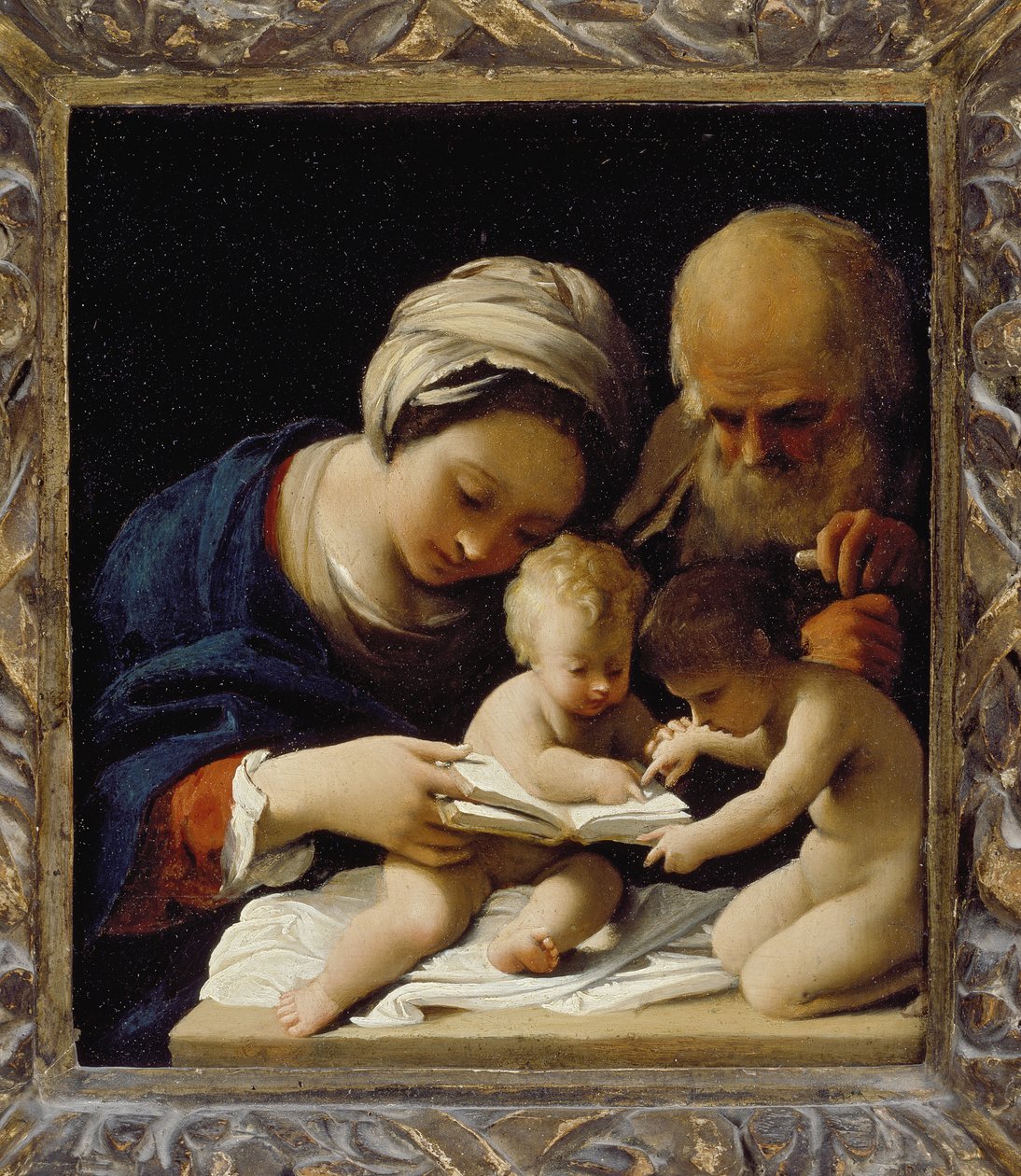 Święta Rodzina z młodym św. Janem Chrzcicielem autorstwa Bartolomeo Schedoni