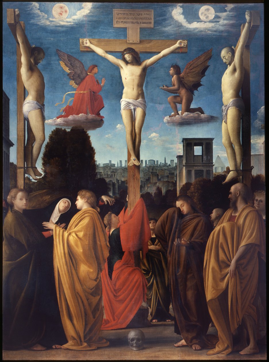 Ukrzyżowanie autorstwa Bartolomeo Suardi Bramantino