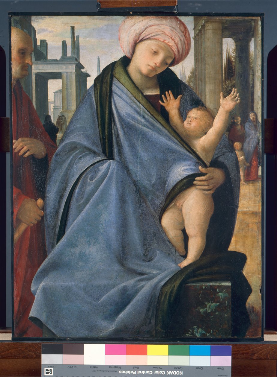 święta Rodzina autorstwa Bartolomeo Suardi Bramantino