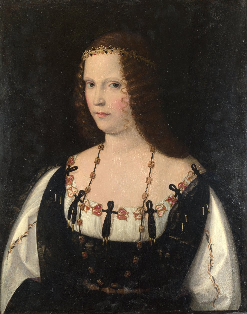 Portret młodej damy, ca. 1510 autorstwa Bartolomeo Veneto