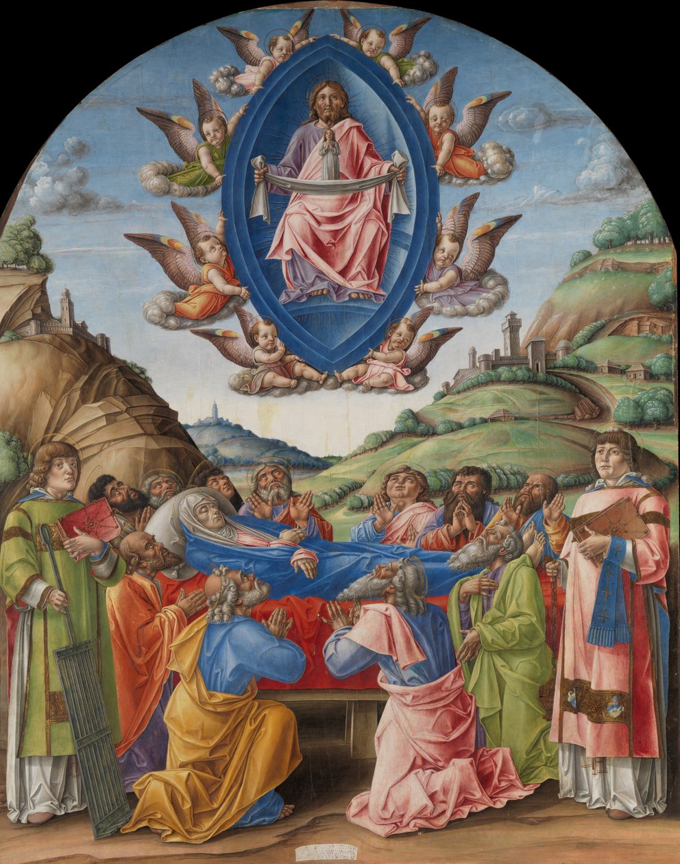 Śmierć Dziewicy, 1485. autorstwa Bartolomeo Vivarini