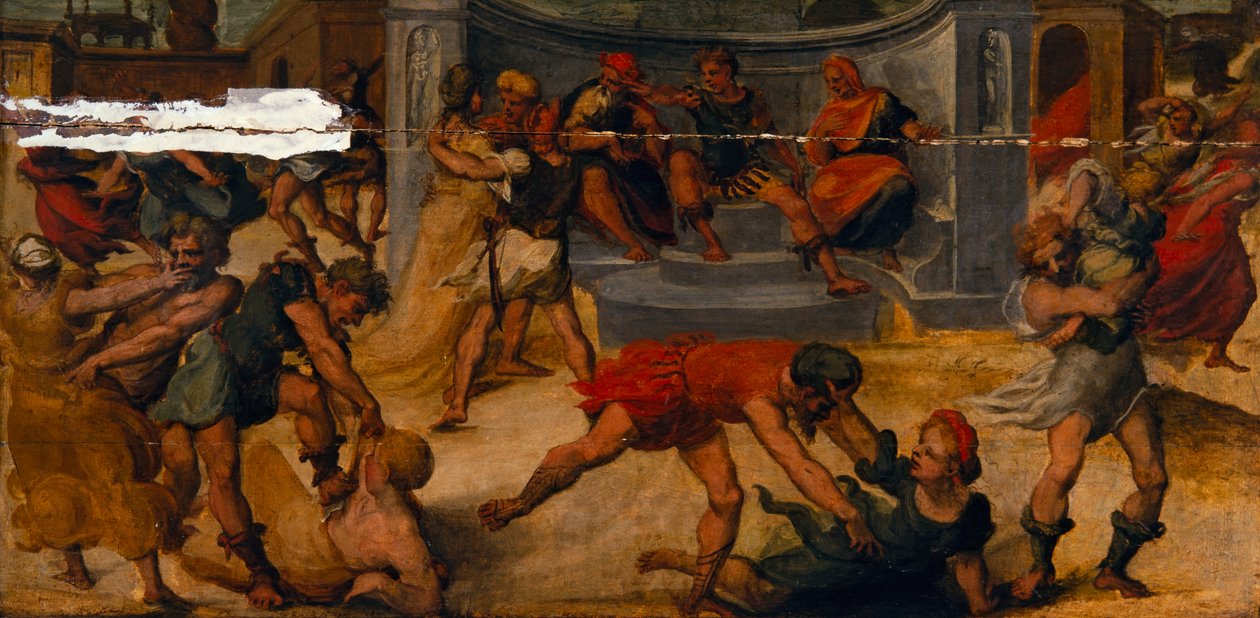Gwałt na Sabinkach autorstwa Bartolomeo di David