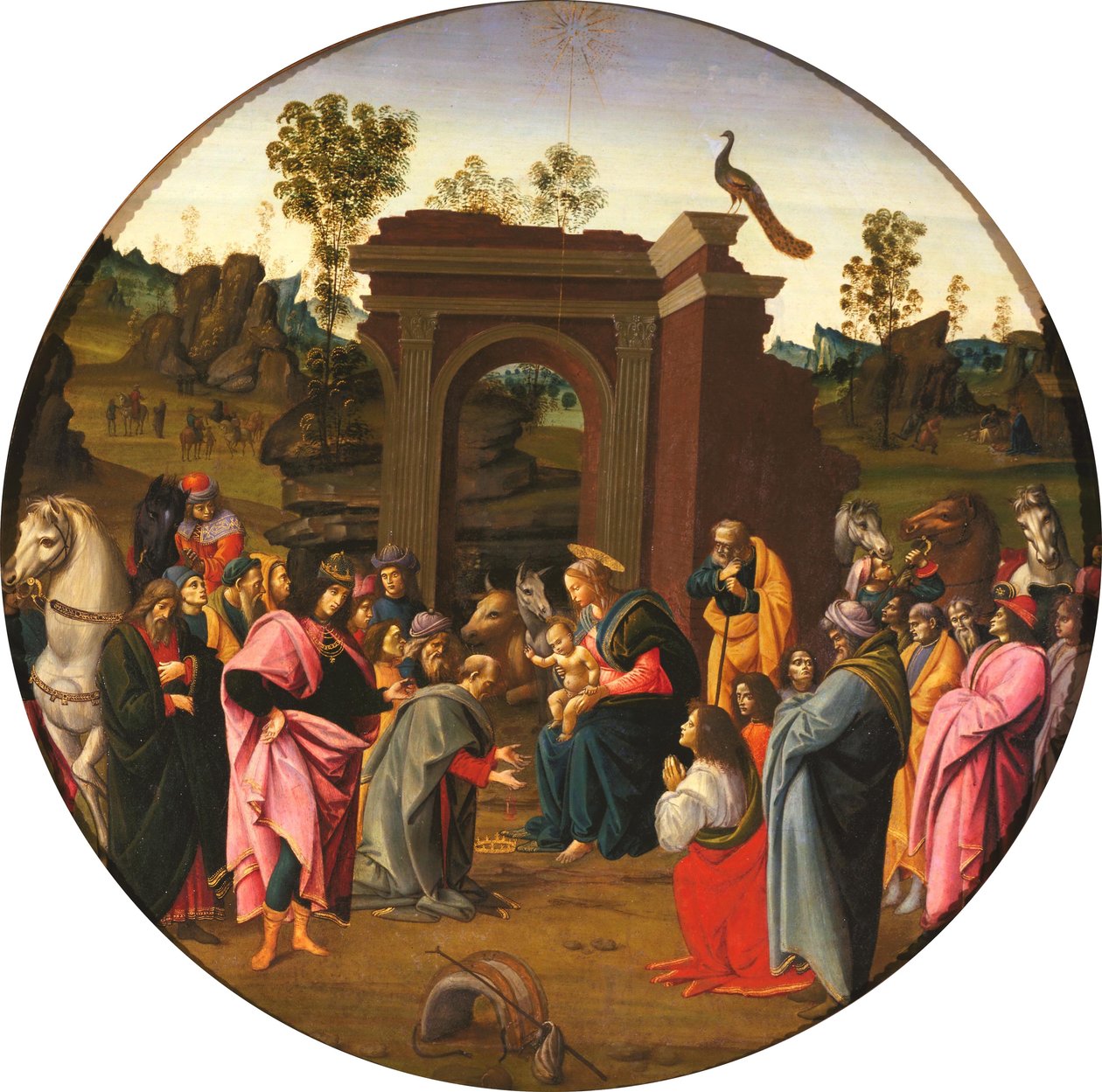 Adoracja Trzech Króli autorstwa Bartolomeo di Giovanni