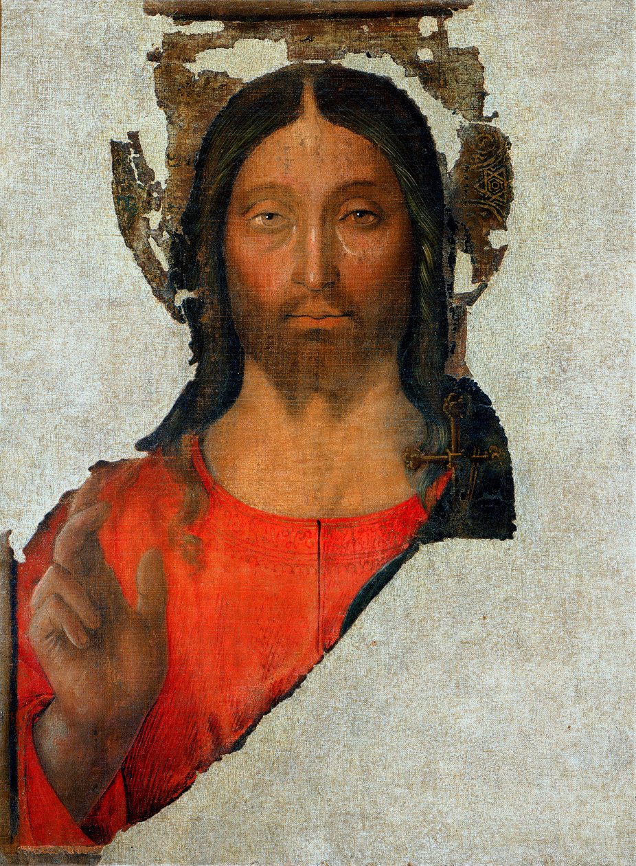 Błogosławiony Chrystus autorstwa Bartolommeo Suardi Bramantino