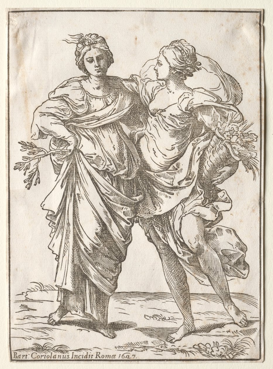 Sojusz Pokoju i Obfitości, 1642. autorstwa Bartolommeo Coriolano