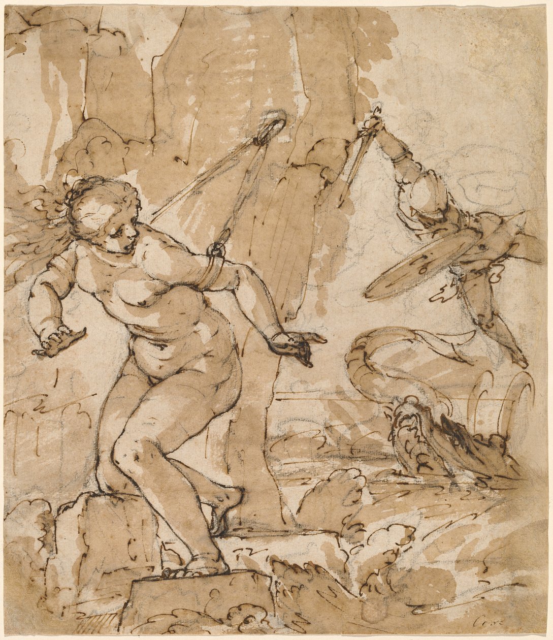 Perseusz i Andromeda autorstwa Bartolommeo Gagliardo