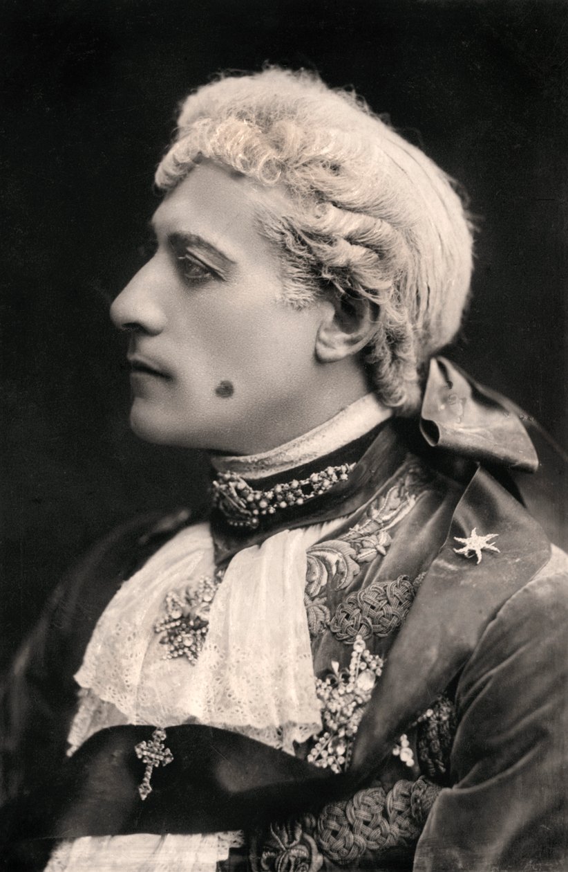Lewis Waller 1860-1915, aktor angielski, 1906. autorstwa Bassano Studio