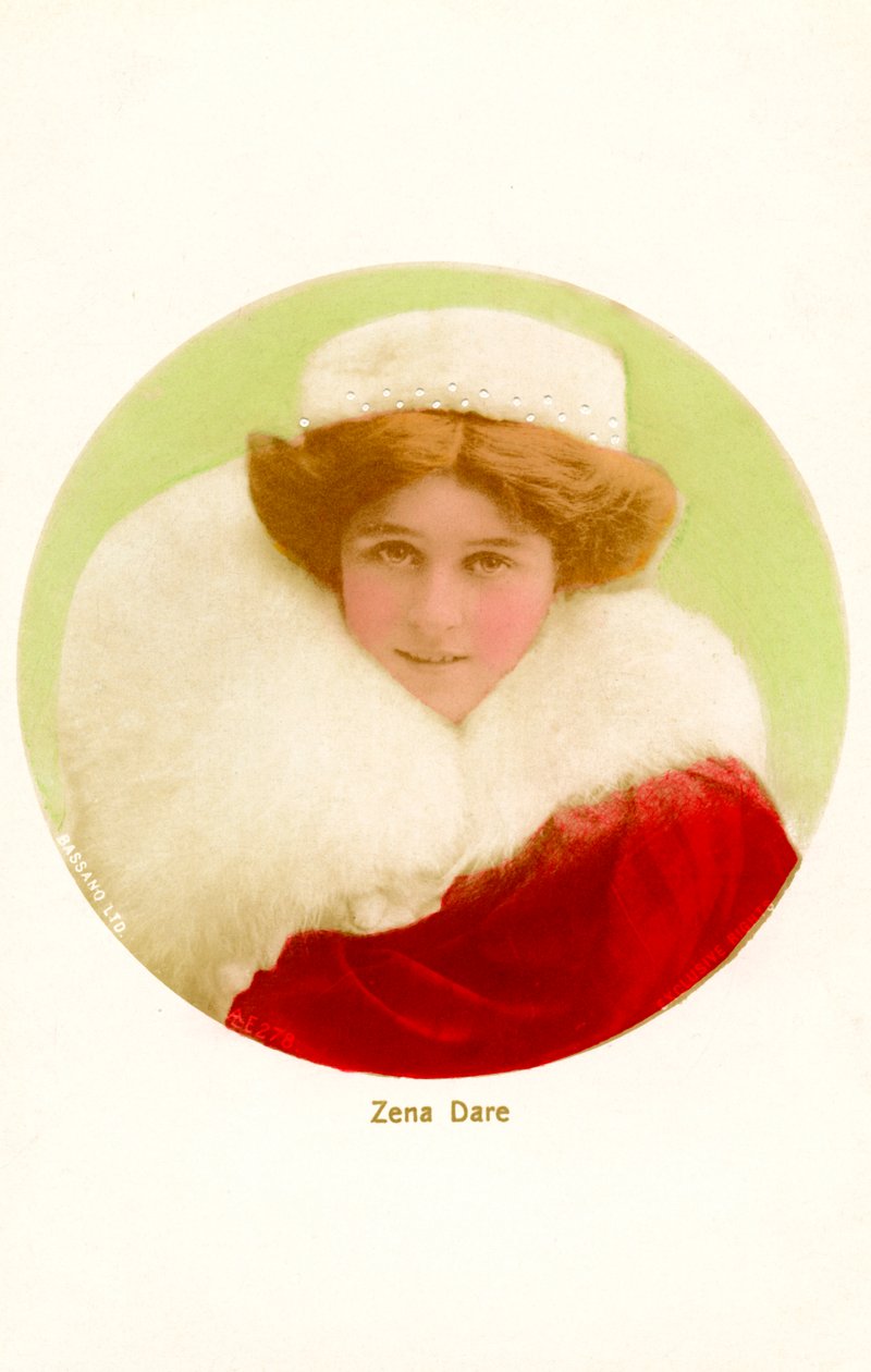 Zena Dare 1887-1975, angielska aktorka, początek XX wieku. autorstwa Bassano Studio