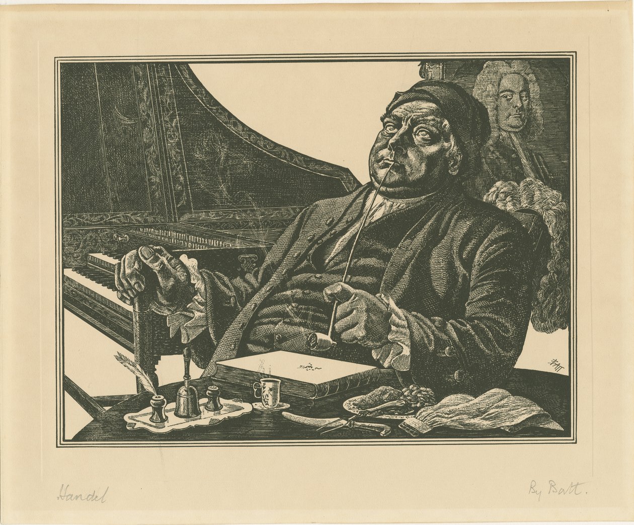 Handel, ok. 1930 r. autorstwa Batt