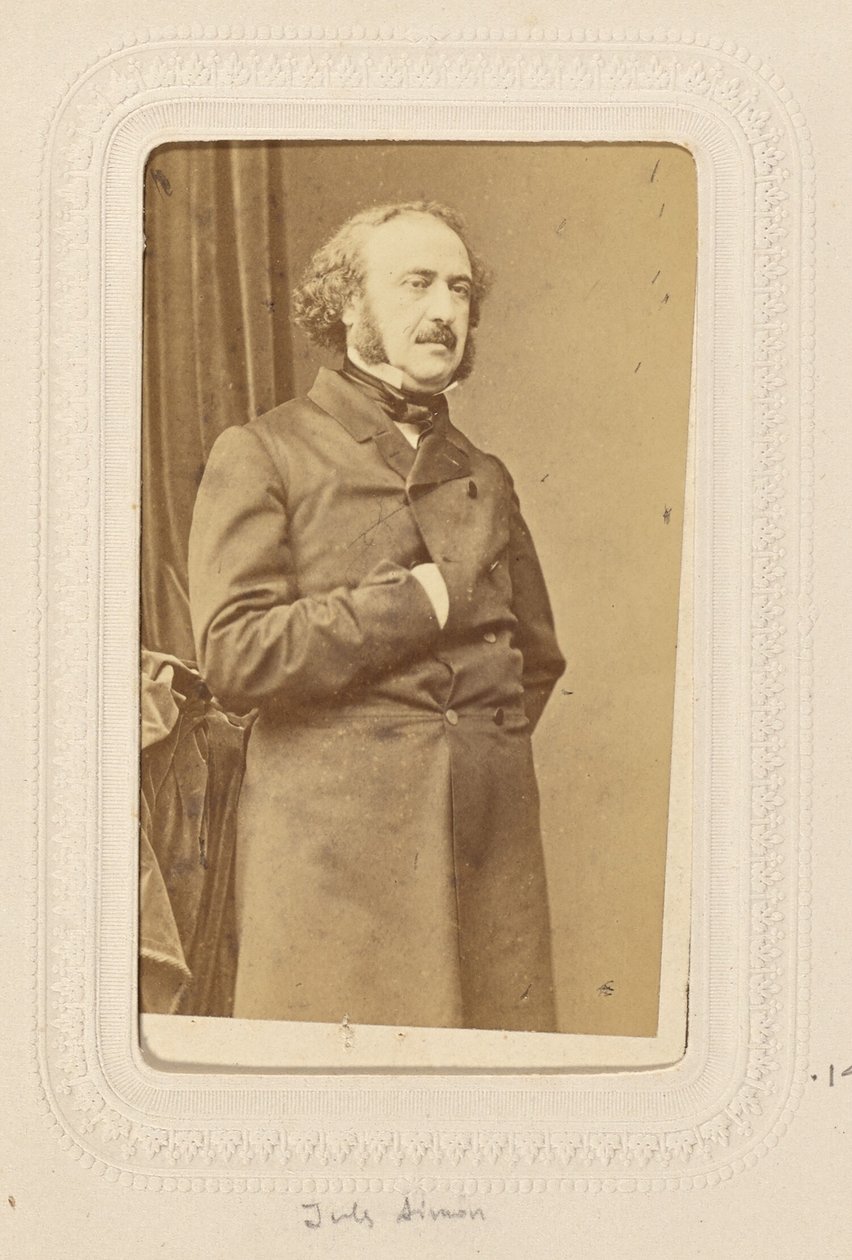 [Jules] Simon [pseud. of Jules Francois Simon Suisse, 1814 - 1896]. autorstwa Bayard and Bertall