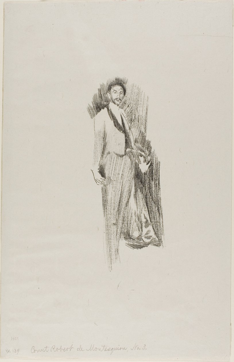 Hrabia Robert de Montesquiou autorstwa Beatrix Godwin Whistler