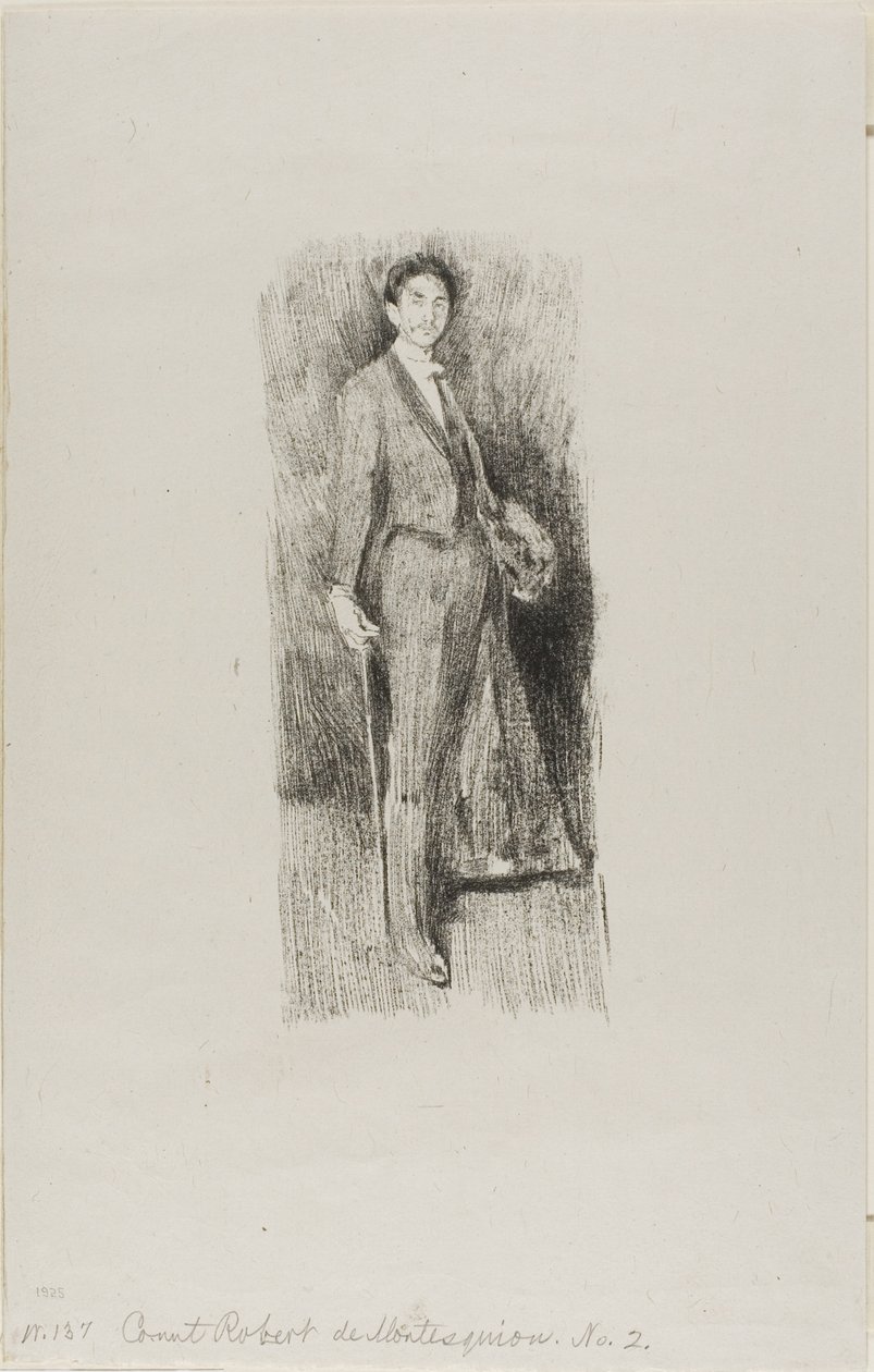 Hrabia Robert de Montesquiou autorstwa Beatrix Godwin Whistler