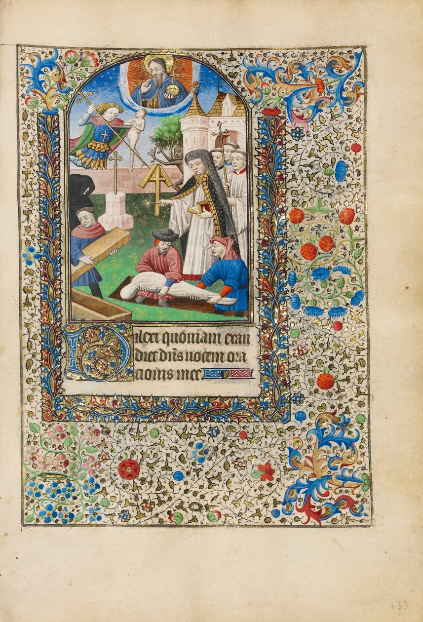 Pogrzeb, ok.1440-50 autorstwa Bedford Master Workshop
