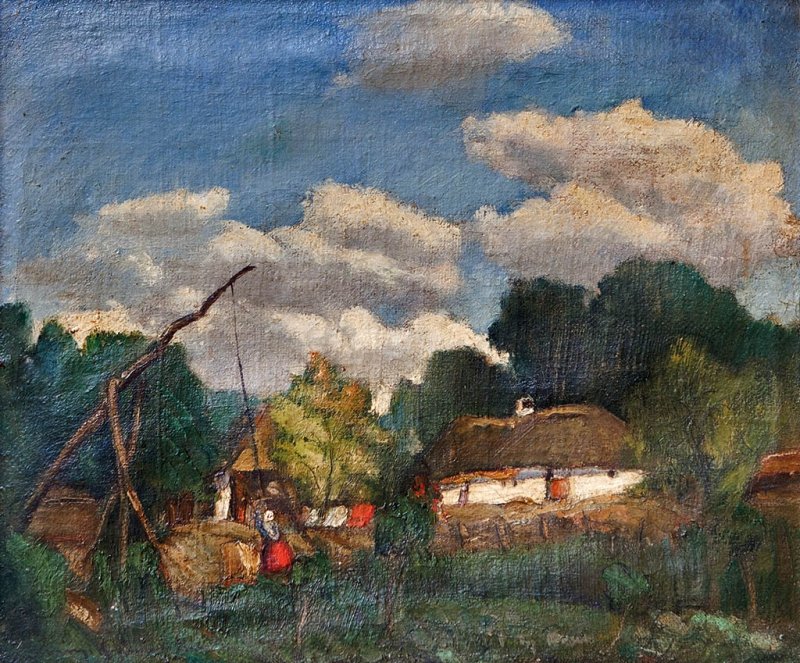 Tanyaudvarnangielski: Farmyardn autorstwa Bela Ivanyi Grunwald