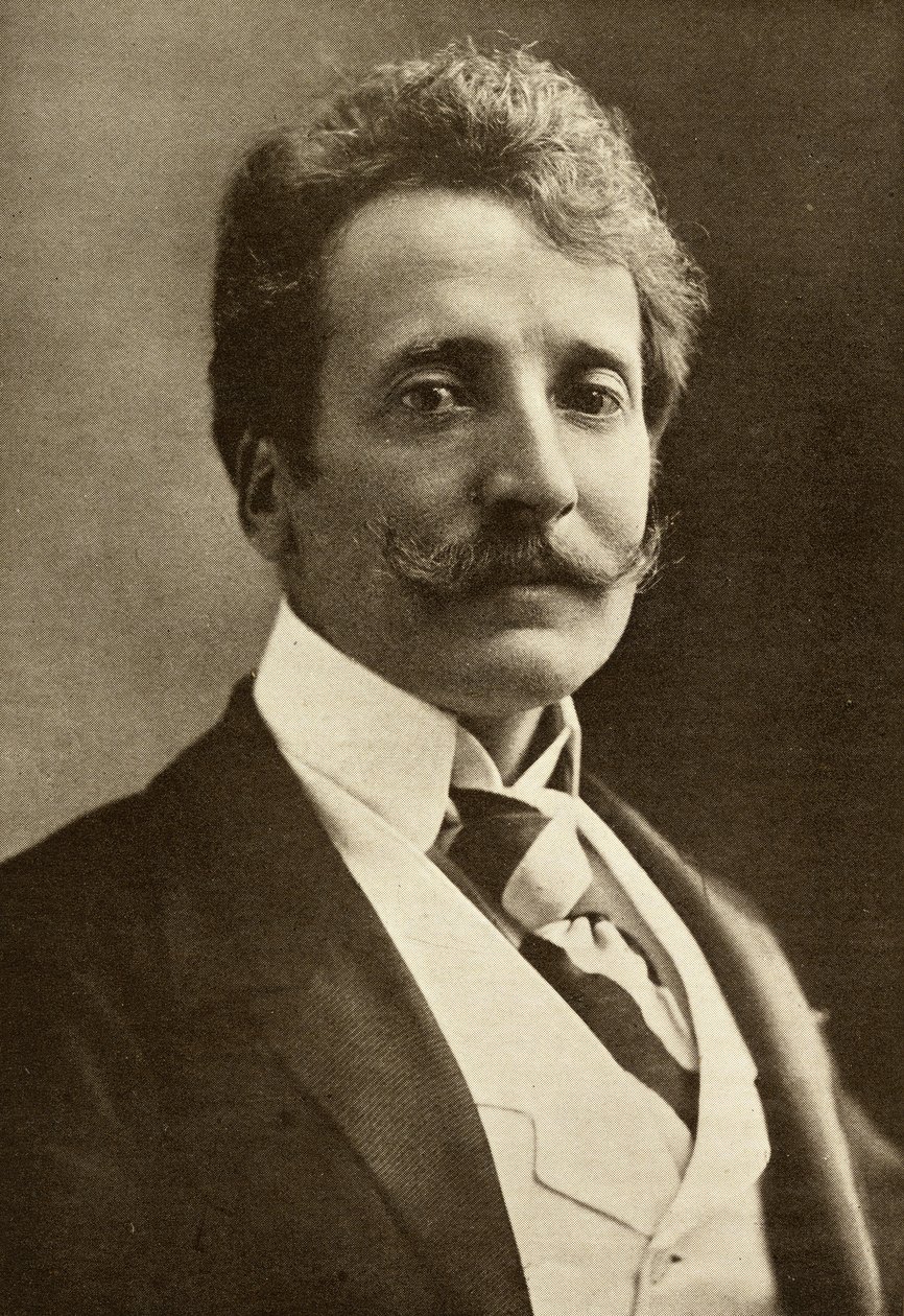 Georges Rodenbach (1855-98) autorstwa Belgian Photographer
