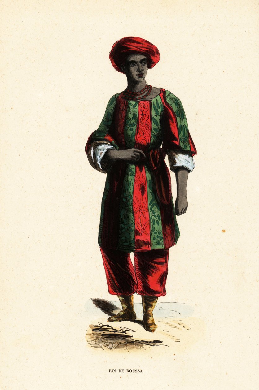 Król ludu Hausa autorstwa Belgian School
